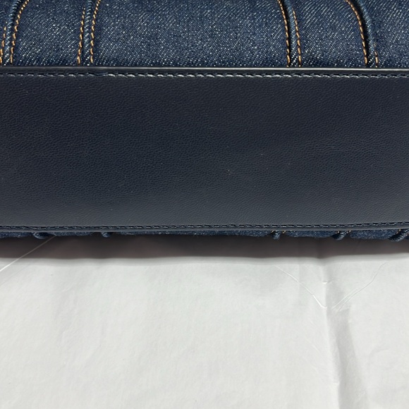 Tory Burch Kira Denim Handbag - Picture 12 of 16